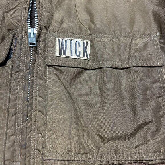Men's Wick Bomber Jacket. 3X. Chocolate Brown. Preowned. (929) - Picture 4 of 5